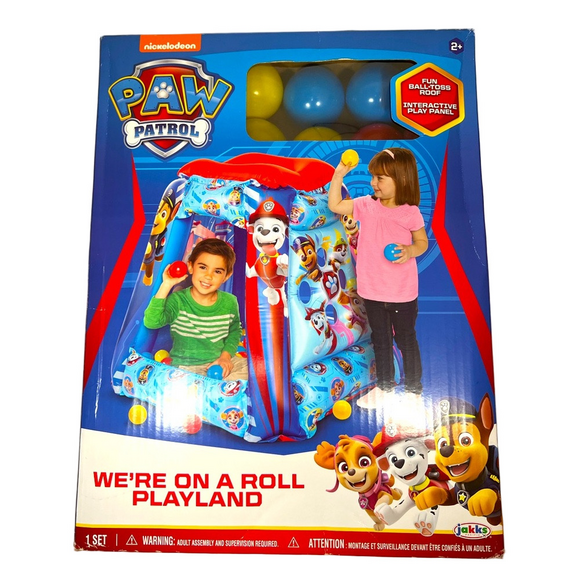 Nickelodeon Paw Patrol Playland Ball Pit Tent & Balls (some dented balls) - Picture 1 of 6